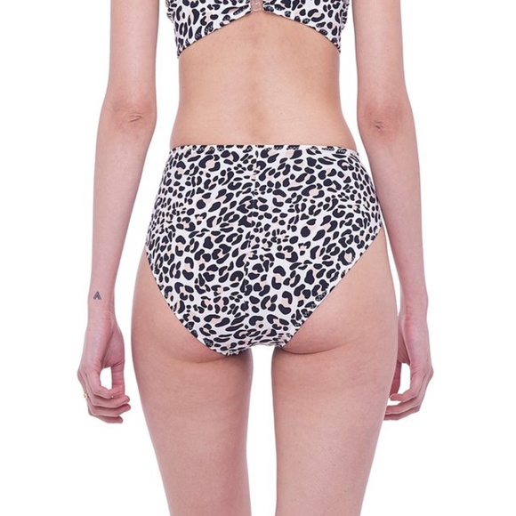 NWT $65 NORMA KAMALI MEDIUM BABY LEOPARD BOTTOM - Picture 5 of 9